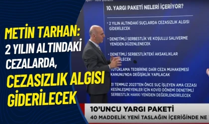 Metin Tarhan, 10. Yargı Paketi ve gündemi değerlendirdi