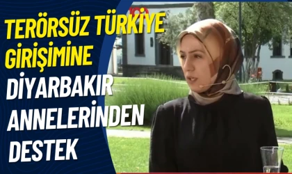 Terörsüz Türkiye girişimine Diyarbakır Annelerinden destek