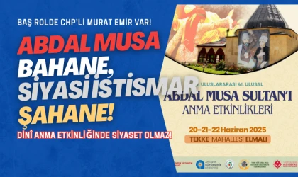 Abdal Musa anma törenini siyasi şova çevirdiler