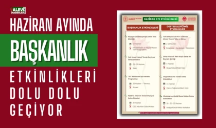 Alevi-Bektaşi Kültür ve Cemevi Başkanlığı, Haziran 2025 etkinlikleri