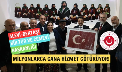 Alevi-Bektaşi Kültür ve Cemevi Başkanlığı yüz binlerce canla temas etti