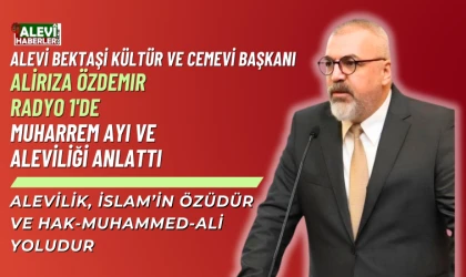 Başkan Özdemir, Radyo 1'de Muharrem Ayı ve Aleviliği anlattı