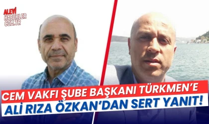 Cem Vakfı şube başkanı Türkmen’e Özkan’dan sert yanıt