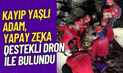 Kayıp yaşlı adam, yapay zeka destekli dron ile bulundu