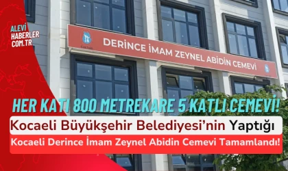 Kocaeli Derince İmam Zeynel Abidin Cemevi tamamlandı!