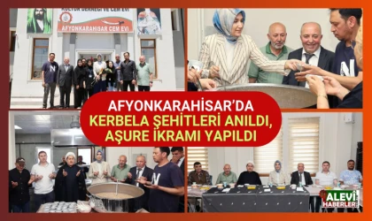 Afyonkarahisar’da Kerbela Şehitleri anıldı, aşure ikramı yapıldı