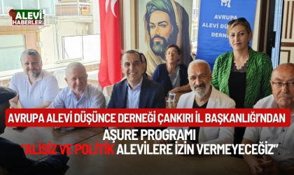 Avrupa Alevi Düşünce Derneği Çankırı İl Başkanlığı'ndan Aşure Paylaşımı