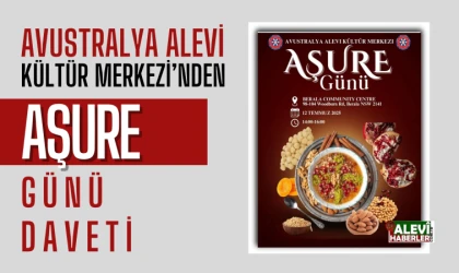 Avustralya Alevi Kültür Merkezi’nden Aşure Günü daveti