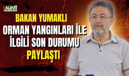 Bakan Yumaklı: Ankara Eymir yangını tamamen kontrol altına alındı