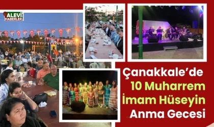 Çanakkale’de 10 Muharrem İmam Hüseyin Anma Gecesi düzenlendi