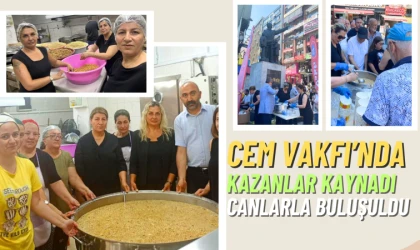 CEM Vakfı’ndan canlarla aşure paylaşımı