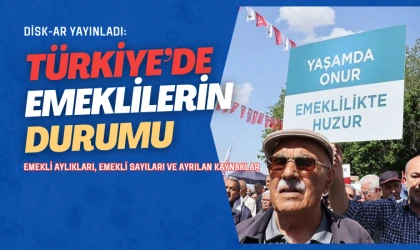 DİSK-AR Türkiye’de Emeklilerin Durumu araştırmasını yayımladı