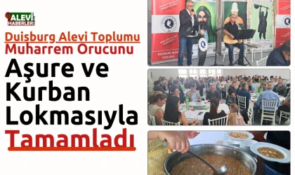 Duisburg Alevi Toplumu'ndan aşure ve kurban lokması
