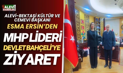 Esma Ersin, Devlet Bahçeli'yi makamında ziyaret etti