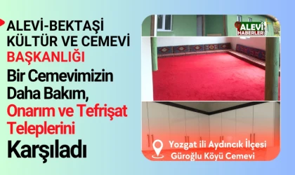 Güroğlu Köyü Cemevi'nin talepleri karşılandı