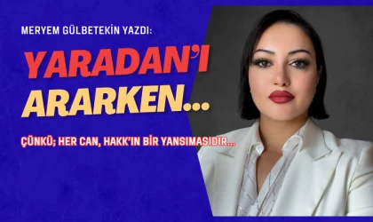 Meryem Gülbetekin yazdı: “Yaradan”ı ararken…