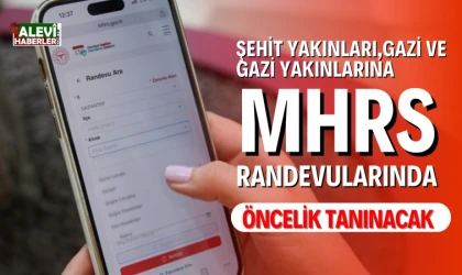 Şehit yakınları, gazi ve gazi yakınlarına MHRS randevularında öncelik tanınacak