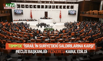 TBMM'de Suriye Tezkeresi Kabul Edildi
