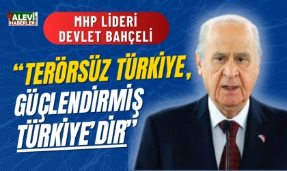 Bahçeli'den,"Terörsüz Türkiye" hedefine karşı çıkanlara sert eleştiri