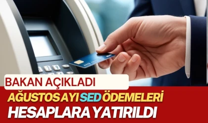 Bakan Göktaş: Ağustos ayı SED ödemeleri hesaplara yatırıldı