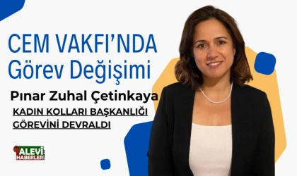 Cem Vakfı Genel Merkez Kadın Kolları’nda Görev Değişimi