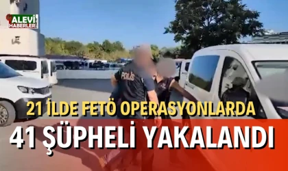 Bakan Yerlikaya duyurdu: 21 ilde FETÖ operasyonu