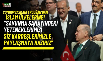Erdoğan: Savunma sanayindeki yeteneklerimizi siz kardeşlerimizle paylaşmaya hazırız