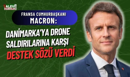 Fransa'dan, Danimarka'ya drone saldırılarına karşı destek sözü