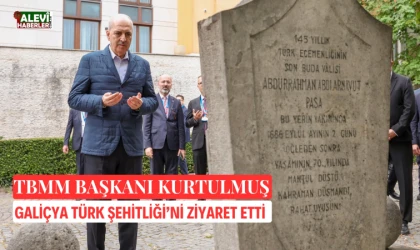 TBMM Başkanı Kurtulmuş, Galiçya Türk Şehitliği'ni ziyaret etti