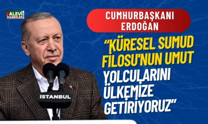 Erdoğan: Küresel Sumud Filosu'nun umut yolcularını ülkemize getiriyoruz