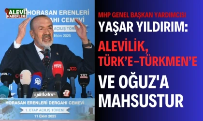 Horasan Erenleri Dergahı Cemevi açılış töreninde Yaşar Yıldırım'dan birlik mesajı