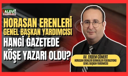 Horasan Erenleri Genel Başkan Yardımcısı hangi gazetede köşe yazarı oldu?