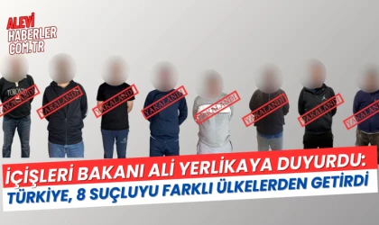 Türkiye, 8 suçluyu farklı ülkelerden getirdi