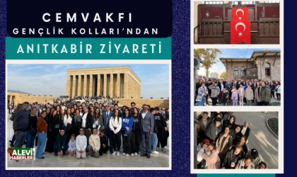 Cem Vakfı Gençlik Kolları’ndan anlamlı Anıtkabir ziyareti