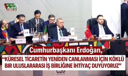 Cumhurbaşkanı Erdoğan, G20 Liderler Zirvesi'ne katıldı