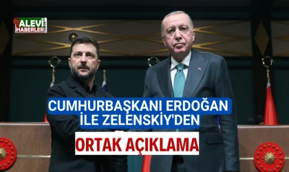Cumhurbaşkanı Erdoğan ile Zelenskiy'den ortak açıklama