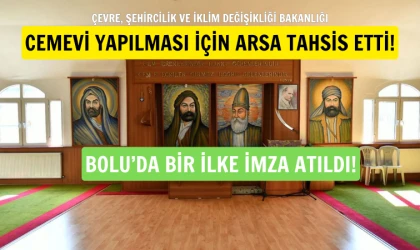 Devlet, Bolu Belediyesi’ne cemevi arsası tahsis etti