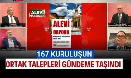 Ulusal Kanal'da "Alevi Raporu" masaya yatırıldı: 167 kuruluşun ortak talepleri gündeme taşındı