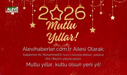 Alevihaberler.com.tr ailesi, yeni yıl mesajı yayımladı