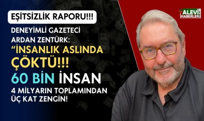 Ardan Zentürk: Kapitalizm öldü, dünya oligarşi tarafından kontrol ediliyor
