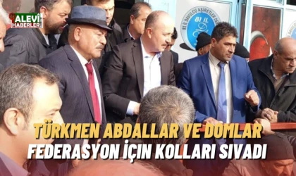 Türkmen Abdallar ve Domlar federasyonlaşıyor