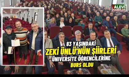 83 yaşındaki Zeki Ünlü'nün şiirleri üniversite öğrencilerine burs oldu