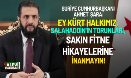 Ahmed eş Şara'dan Kürt halkına çağrı: Zorla göç ettirilenler silahsız dönüş yapabilir