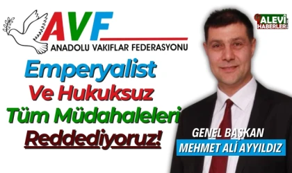 Anadolu Vakıflar Federasyonu'ndan ABD'nin Venezuela müdahalesine sert açıklama