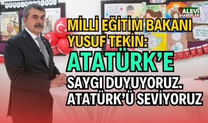 Bakan Tekin: Atatürk üzerinden eleştirmekten vazgeçsinler