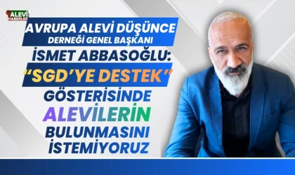 İsmet Abbasoğlu'ndan sert uyarı: Berlin'deki SGD gösterisinde "Sözde Alevi kurumları" ön planda