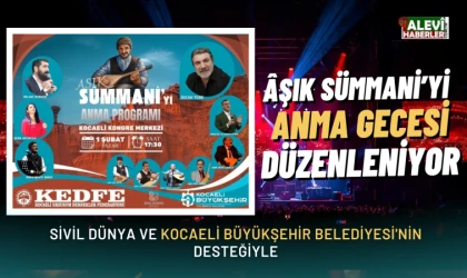 Kocaeli’de Âşık Sümmani’yi Anma Gecesi düzenleniyor