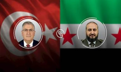 Millî Savunma Bakanı Yaşar Güler ve Suriye Savunma Bakanı Tümgeneral Murhaf Ebu Kasra, telefon görüşmesi gerçekleştirdi
