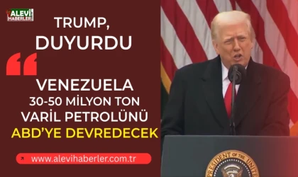 Trump'tan Venezuela petrolü açıklaması: ABD'ye 30-50 milyon varil petrol devredilecek