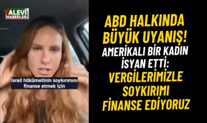 ABD'li kadın isyan etti: Vergilerimizle hem ambulans ücreti ödüyoruz hem de soykırımı finanse ediyoruz!